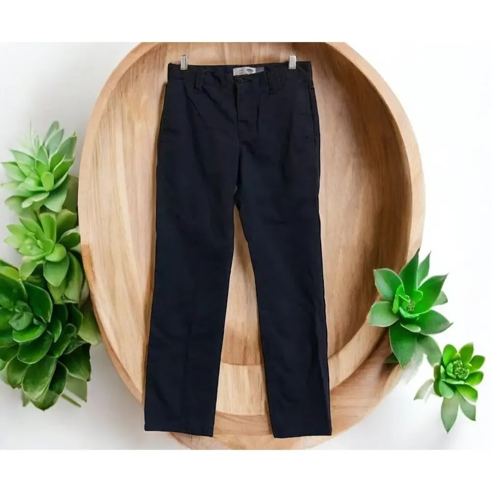 Old Navy‎ blue school uniform style skinny slacks Chinos Boys Size 12